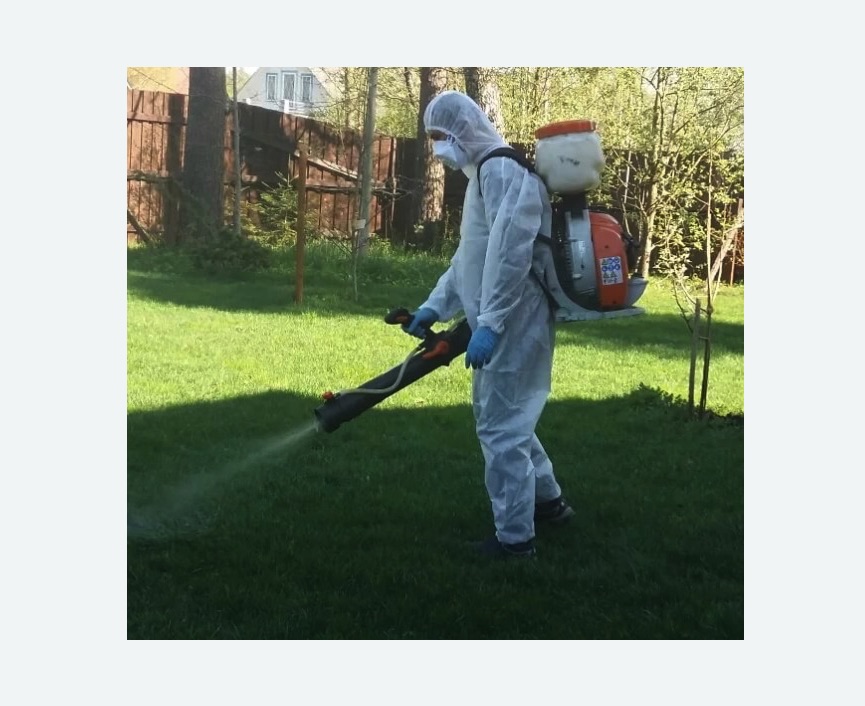 Обработка территории от клещей в Волчанске