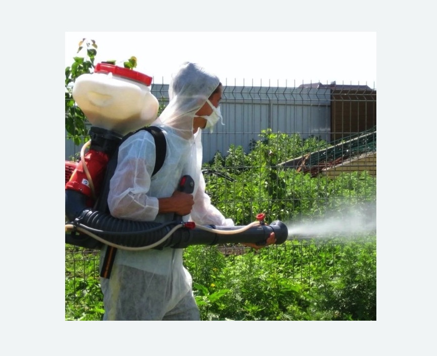 Акарицидная обработка территории в Волчанске